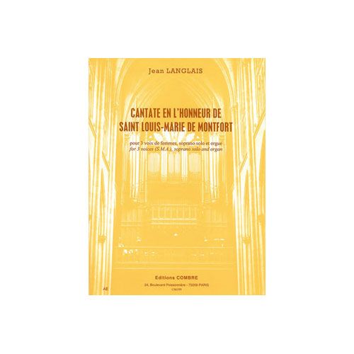 Langlais - Cate St Louis-Marie Montfor - Soprano, Choeur (Sma) Et Orgue