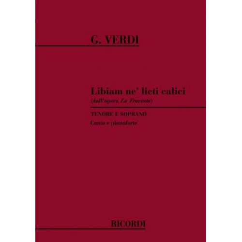 VERDI G. - LIBIAM NE' LIETI CALICI - CHANT ET PIANO