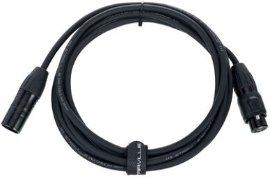 PDC5BK IP65 DMX Cable 3m 5pin