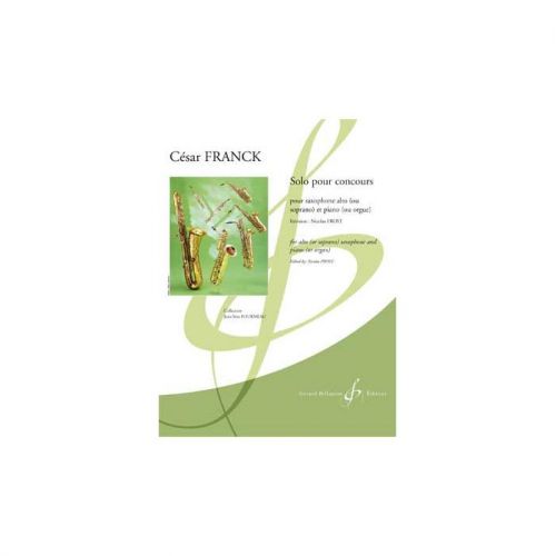 Cesar Franck - Solo Pour Concours - Saxophone et Piano