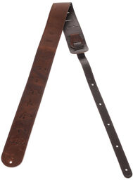 Birds Leather Strap Marron vieilli
