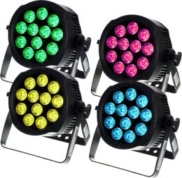 LED Typhoon True PAR 12 /4 Set