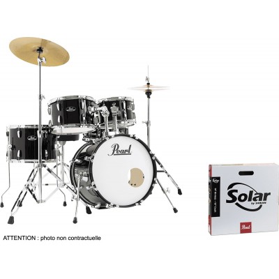 Roadshow 18 Jet Black + Solar Sabian
