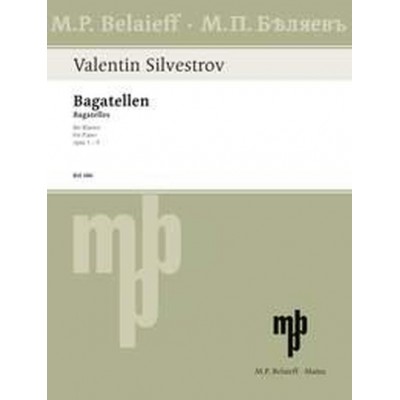 SILVESTROV VALENTIN - BAGATELLEN OP.1-5 - PIANO