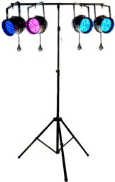 LED PAR64 10 MM Black Bundle Noir