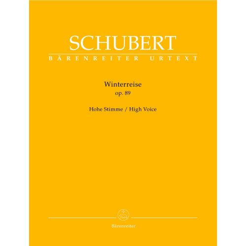 Schubert F. - Winterreise Op.89 D 911 - Voix Haute, Piano