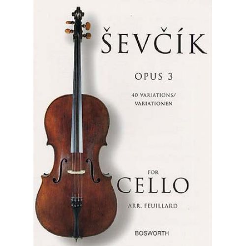 Sevcik - Etudes Op.3. 40 Variations - Violoncelle