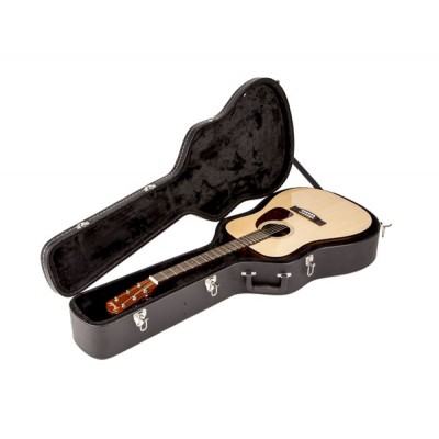 Étui Folk Dreadnought Flat-top, Black