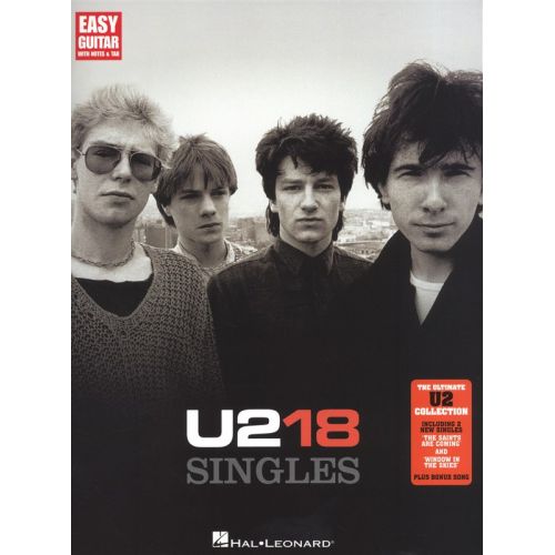 U2 18 Singles Easy Guitar - Guitar Tab