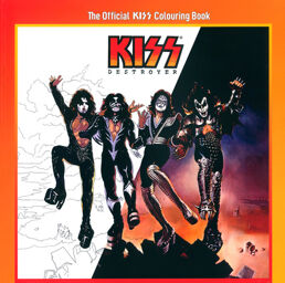 Kiss Colouring Book