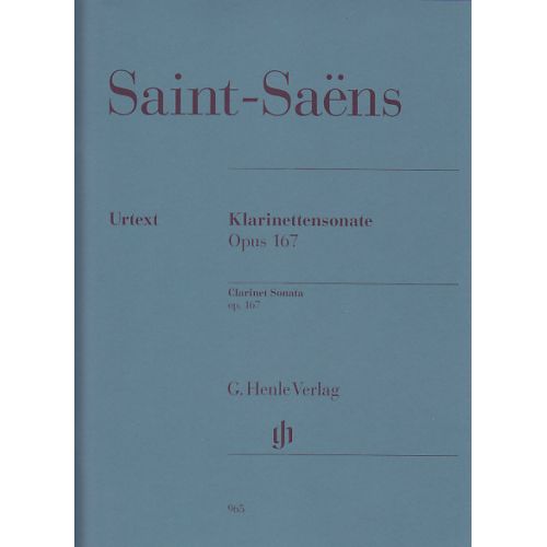 SAINT-saens Camille - Klarinettensonate Op.167