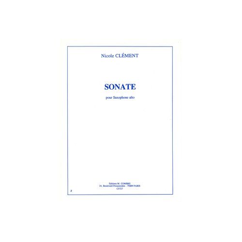 Clementn - Sonate - Saxophone Alto