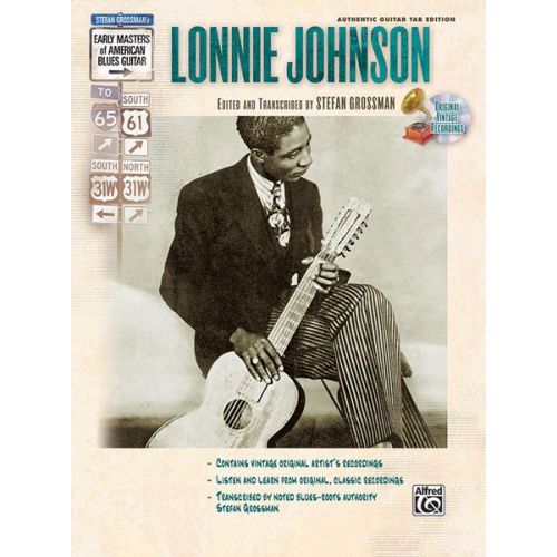 Grossman Stefan - Lonnie Johnson + CD - Guitar Tab