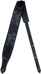 New Orleans Skull LeatherStrap Noir