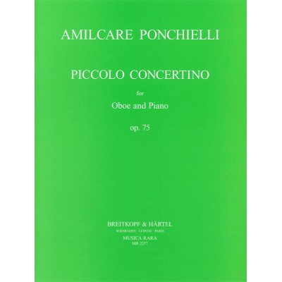 Ponchielli Amilcare - Concertino Op. 75 - Oboe, Piano