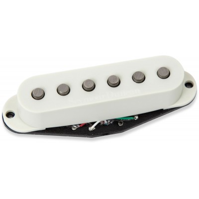 Micro Simple Hot Chicken Strat Stack, Manche, Olympic White