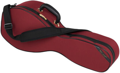 Round Mandolin Case BU Bordeaux