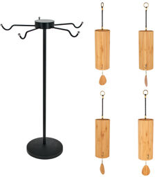 Chimes Set of 4 incl. Stand