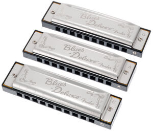 Blues Deluxe 3 Pack with case