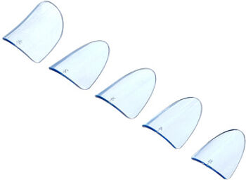 Chinese Pipa Nail Picks TLB Bleu transparent