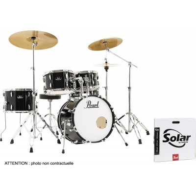 Roadshow 18 + B-50 Jet Black + Solar Sabian