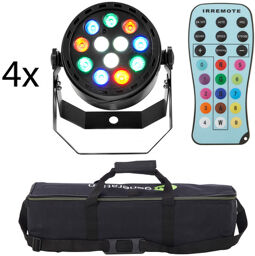 LED Pot 12x1W RGBW Bundle
