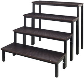 Stairs 20 40 60 80cm Bk Marron foncé