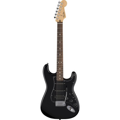 Standard Stratocaster HSS LRL Black Pickguard Black