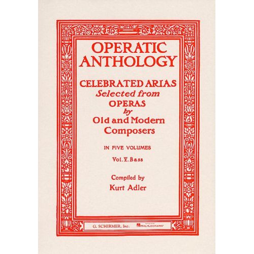 Operatic Anthology Vol.5 - Basse et Piano