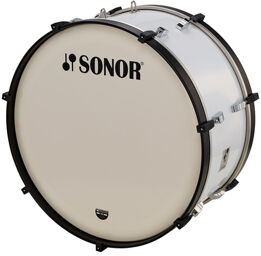 MC2612 CW Marching Bass Drum Blanc