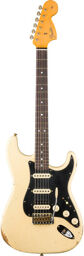 LTD 67 Strat HSS Vintage White Aged Vintage White