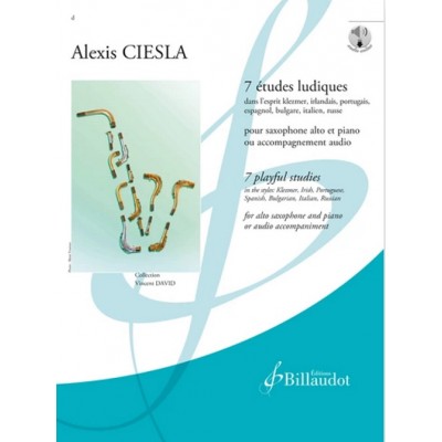 Ciesla Alexis - 7 Etudes Ludiques - Saxophone Alto & Piano