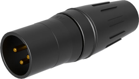 SCHM3-B 3 Pin XLR Male noir