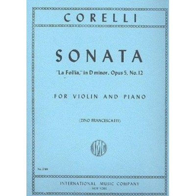 Corelli A. - Sonata Op.5 N°12