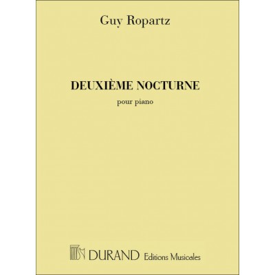 Ropartz - Nocturne N 2 - Piano