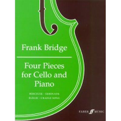 Bridge Frank - Four Pieces - Cello And Piano