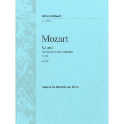 Moz Gang - Concerto Clarinette A-Dur Kv622 - Clarinet, Piano