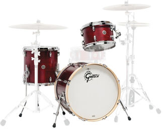 Brooklyn Studio Shell Set -SCR Satin Cherry Red