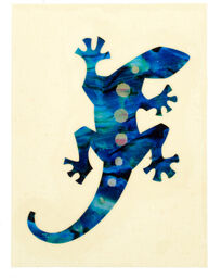 Lizard Sticker AB Ormeau bleu