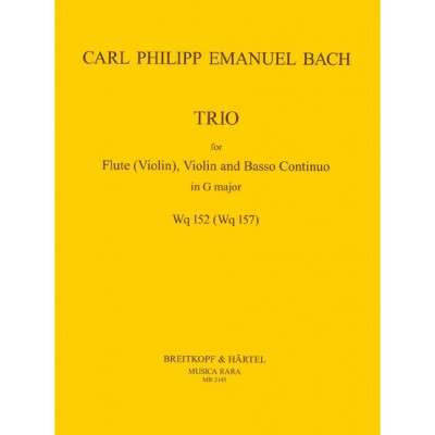 Bach - Triosonate In G-dur WQ 152 WQ 152