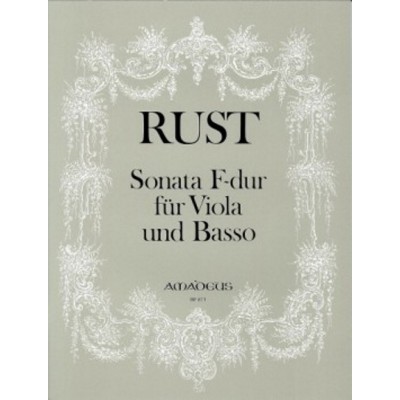 Rust F.W. - Sonata In F-dur - Alto & Piano