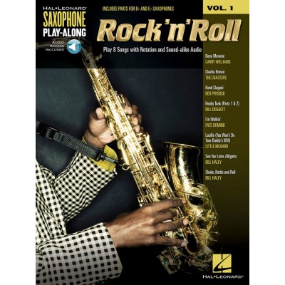 Saxophone Play Along Vol.1 - Rock 'N' Roll + Audio En Ligne