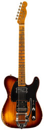 LTD Blackguard Cunife Tele AVB Aged Violin Burst