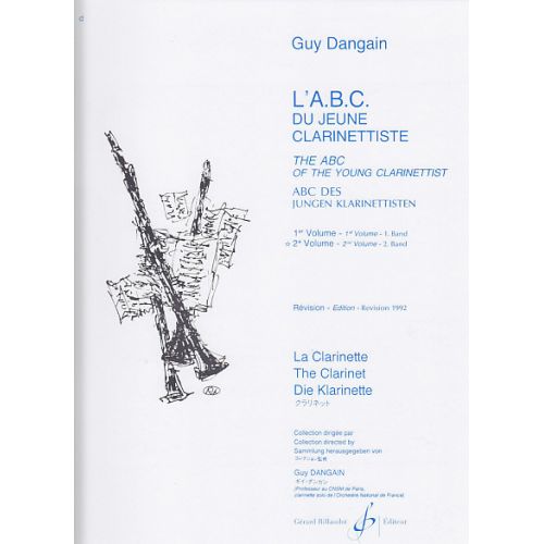 Dangain Guy - L'abc Du Jeune Clarinettiste Vol.2