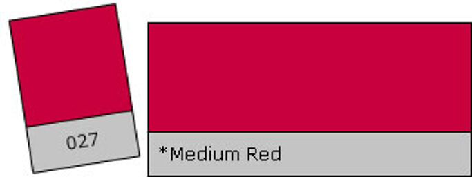 Colour Filter 027 Medium Red Medium Red