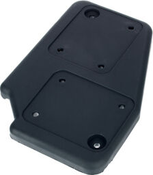 38085 R Castor Plate Right Noir