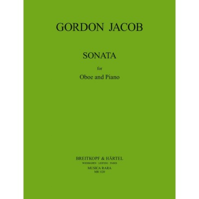 Jacob - Sonata - Hautbois et Piano