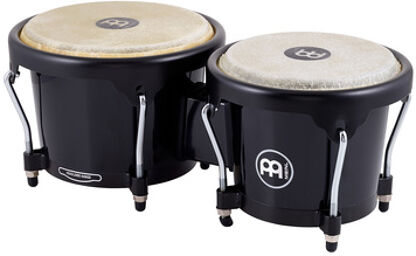 HB50BK Journey Bongos Black Noir