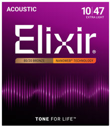 Elixir Nanoweb Extra Light Acoustic
