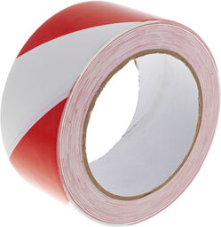 Warning Tape Red/White rouge et blanc